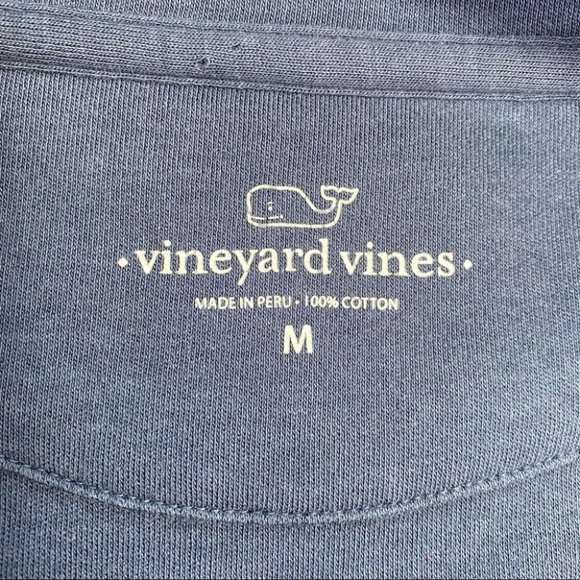 Vineyard Vines 💯 cotton sweater  with 1/2 zip front - Picture 7 of 7